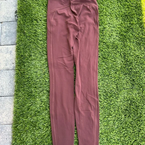 lululemon athletica Brown Leggings and gold - Picture 3 of 5